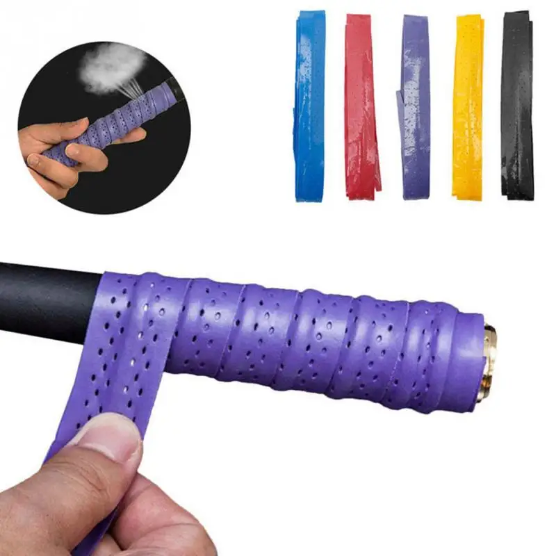 

NEW Dry Tennis Racket Grip Anti-skid Sweat Absorbed Wraps Taps Badminton Grips Racquet Vibration Overgrip Sweatband Hot Sports