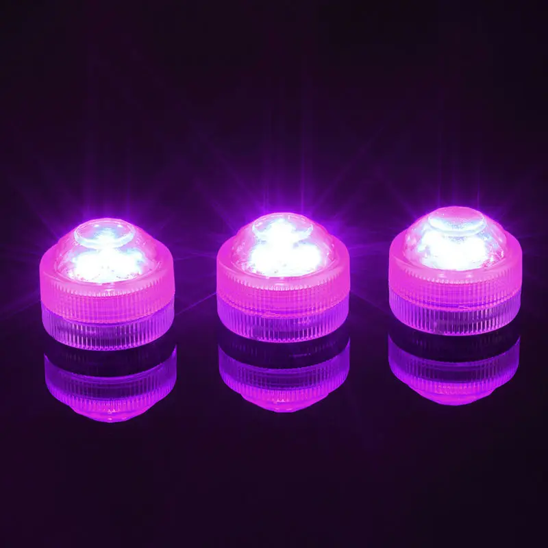 100pcs Wedding Decoration  Waterproof Submersible LED Party Tea Mini LED Light With Battery For Halloween Christmas
