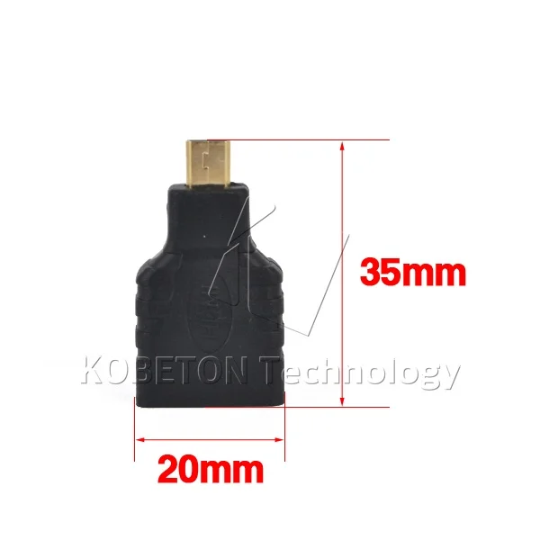 1 шт. мужчина к совместимому с HDMI переходник внутренней резьбой Micro HD золотое