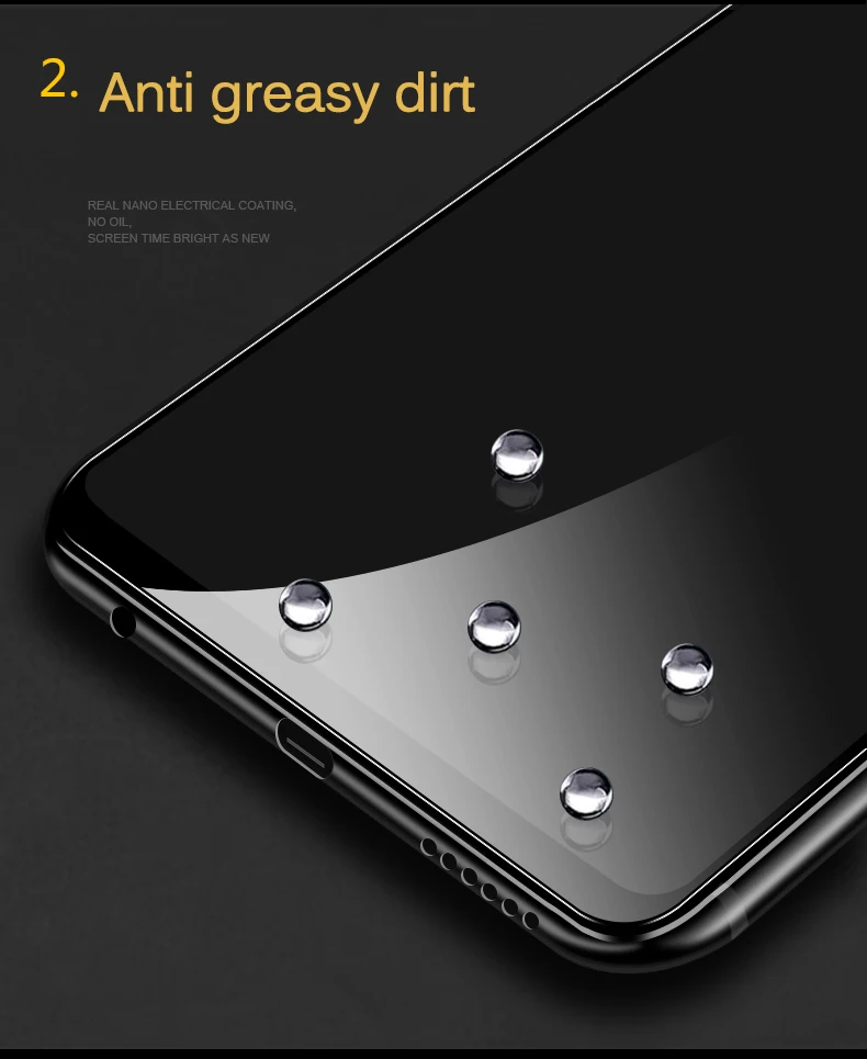 Полное покрытие из закаленного стекла для lenovo ZUK Z5 защита экрана 2.5D 9 H твердость
