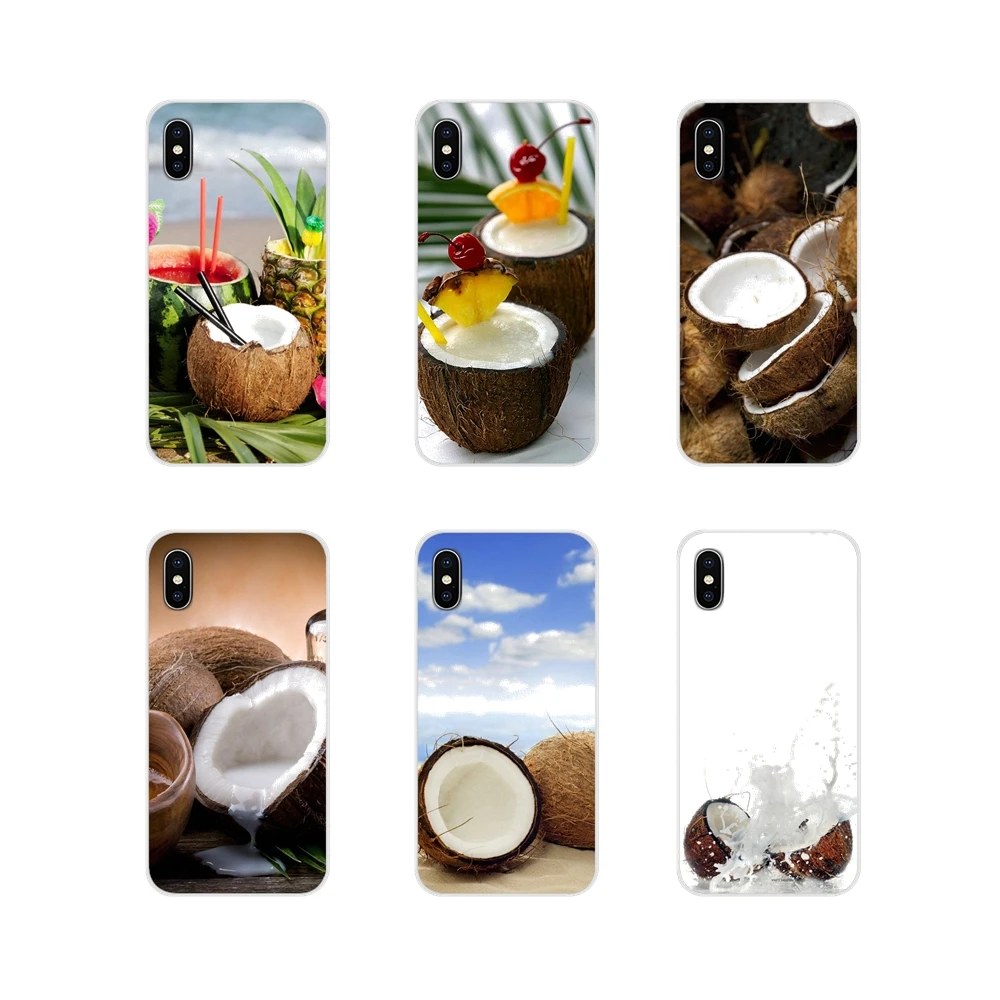 Новый модный пляжный чехол из ТПУ с фруктовым кокосом для Huawei G7 G8 P7 P8 P9 P10 P20 P30 Lite Mini