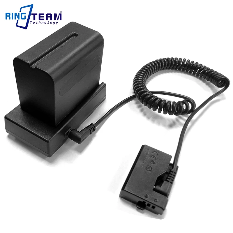 

NP-F970 F750 Battery Holder Mount Plate with DRE10 DC Coupler for Canon EOS 1100D 1200D 1300D 1500D 3000D 4000D X50 Rebel T3 T5