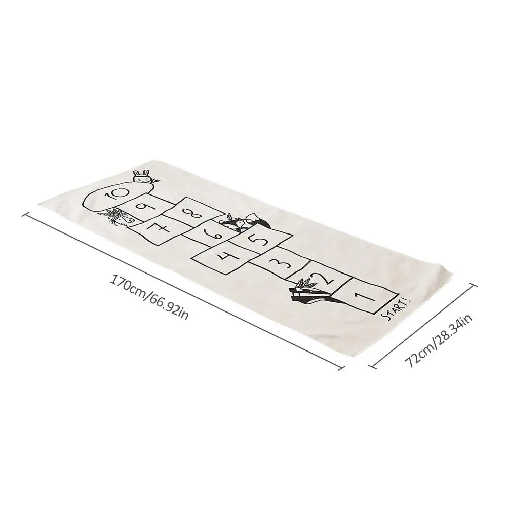 

Baby Games Mat Lattice Letter Printed Play Mats Cotton Games Carpet Room Decoration Children Bedding Toy Kids Gift Number Mat