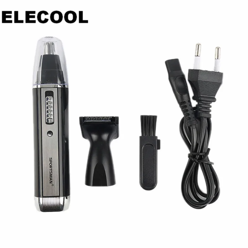 Электрическая бритва для удаления волос с ушками носа и лица ELECOOL водостойкая
