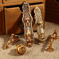 european style 10pcs zinc alloy furniture handles cupboard drawer wine cabinet kitchen door pull handles and knobs