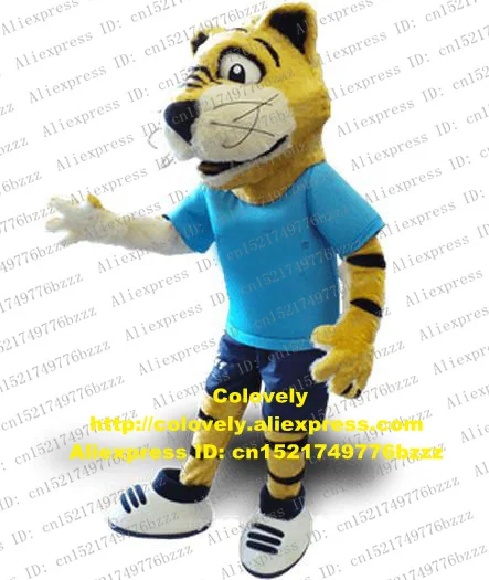 Кардифф UNI S костюм талисмана тигра персонажа из мультфильма для взрослых