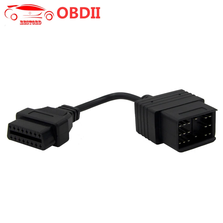 Для Toyota 17pin старый бензиновый Автомобильный Кабель адаптер в 16 pin OBD2 разъем OBDII адаптер