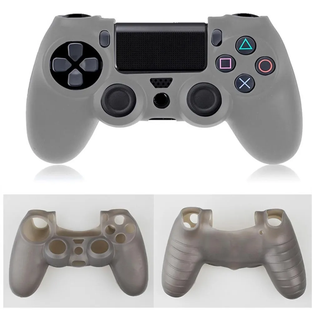 D Высококачественные мягкие Нескользящие силиконовый чехол ForPlaystation PS4 ручка контроллера сцепление - Цвет: D