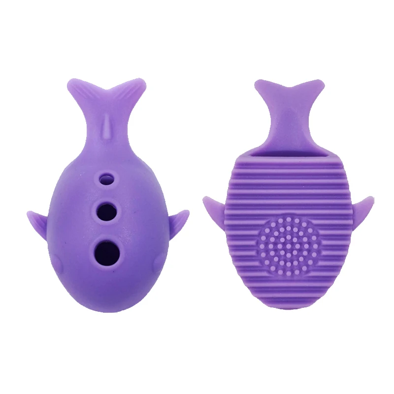 1pc Makeup Washing Brush Cleaner Whale Shape Silicone Egg Cleaning Glove Scrubber Cosmetic Make Up Toolspincel maquiagem | Красота и