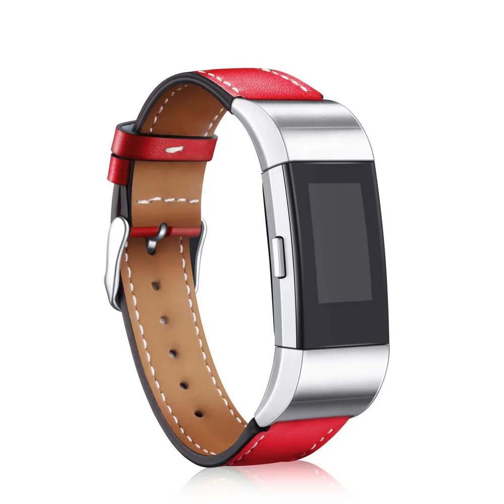 Ремешок из натуральной кожи для Fitbit Charge 2 сменный Браслет наручных часов |