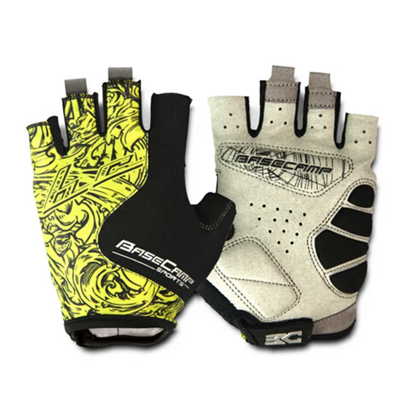 BASECAMP спортивные перчатки для велоспорта противоскользящие Гелевые велосипеда