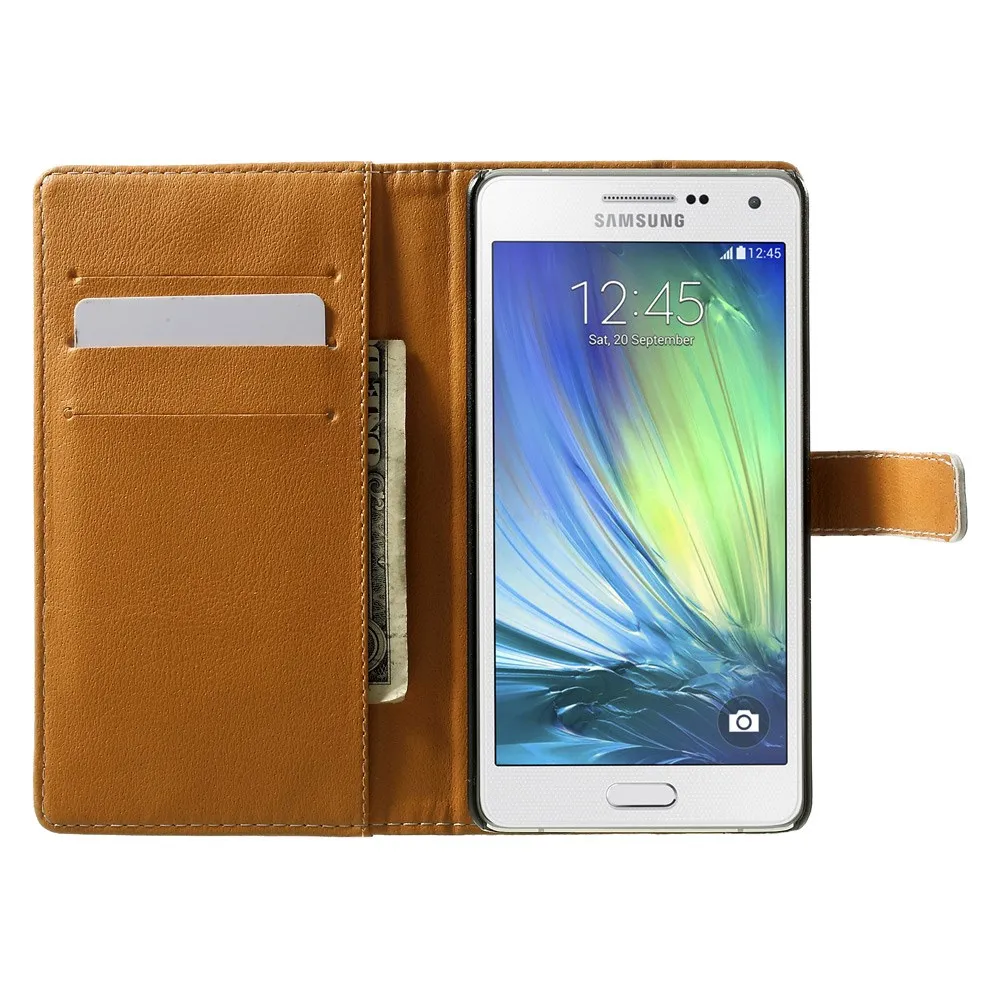 Lemonlan для Samsung Galaxy A5 A3 A7 2015 чехол телефона Магнитный кошелек с волчьей дверью