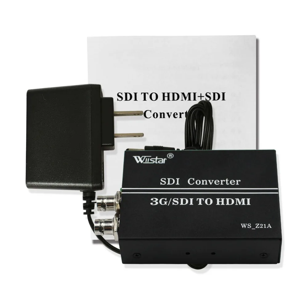 Wiistar 3G SD HD SDI к HDMI видео преобразователь с петлей BNC аудио адаптер 720P 1080P для