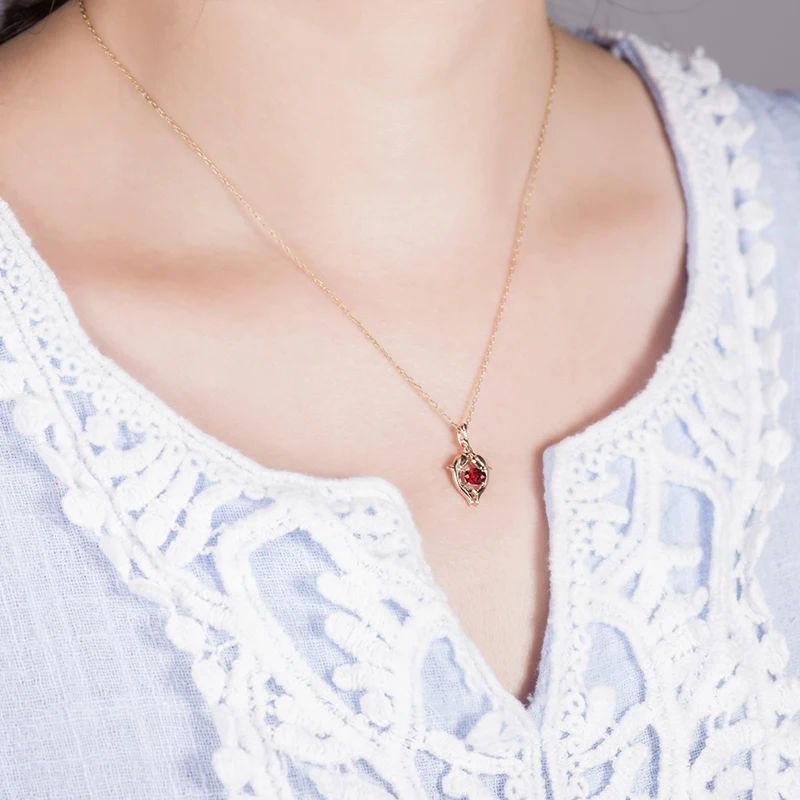 LOVERJEWELRY модные Кулоны из нержавеющей стали для женщин однотонные 18kt розовое