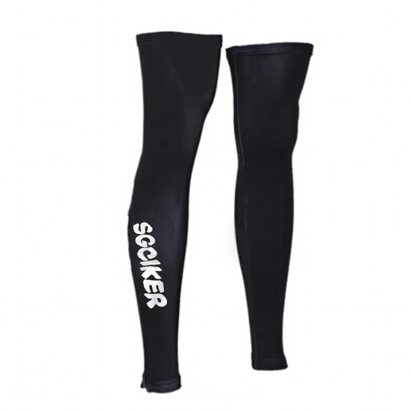 

SGCIKER classic black cycling legwarmers cycling leggings quick-dry cycling leg Sunscreen Protector Cuff