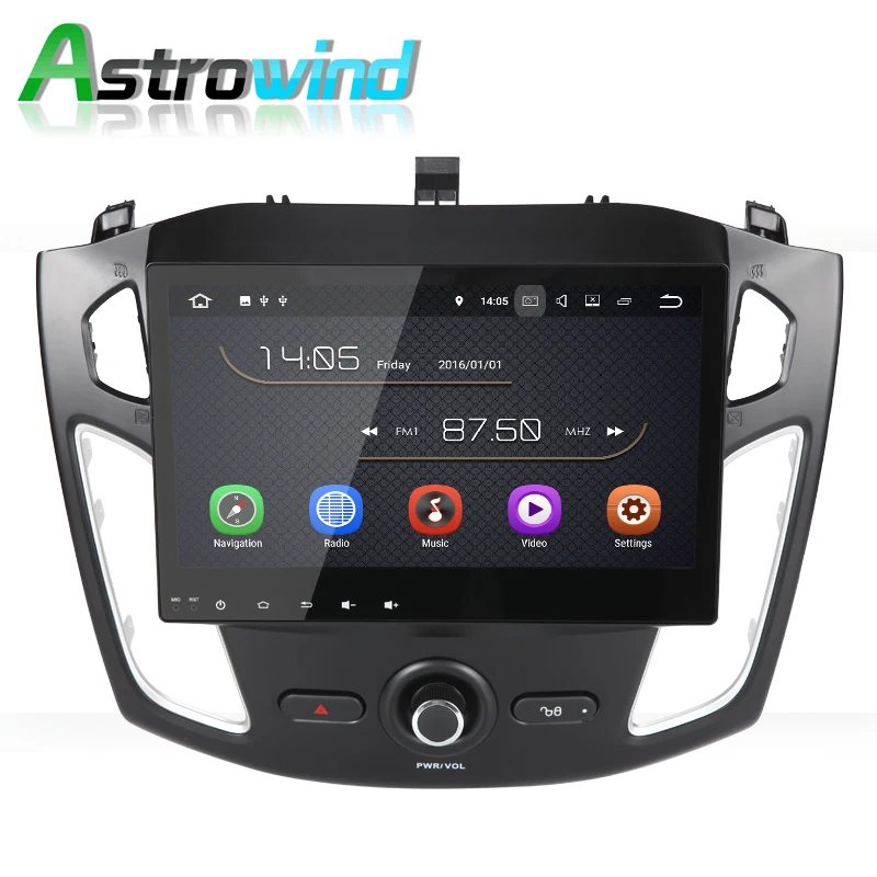 Автомагнитола 10 1 дюйма Android 8 0 стерео аудио видео GPS навигация для Ford Focus 3 2012|dvd auto|2g