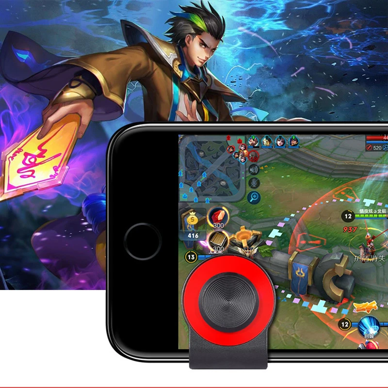 Круглый игровой зажим Winex джойстик для Iphone Android планшетов кнопочный контроллер
