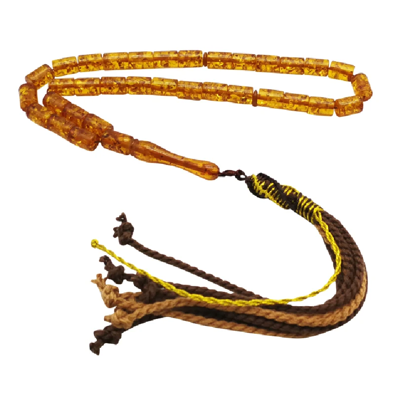 Tasbih 33 полимерные бусины исламские браслеты 2 цвета желтый и зеленый