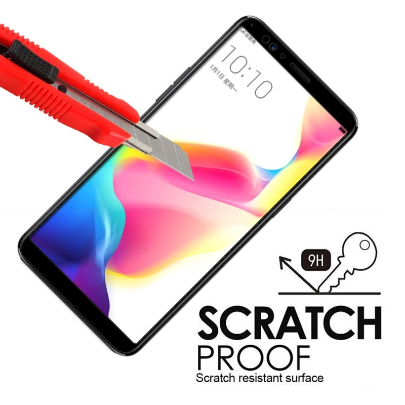 Закаленное стекло для ASUS Zenfone MAX PRO (M1) полное покрытие экрана Защитная пленка ZB601KL