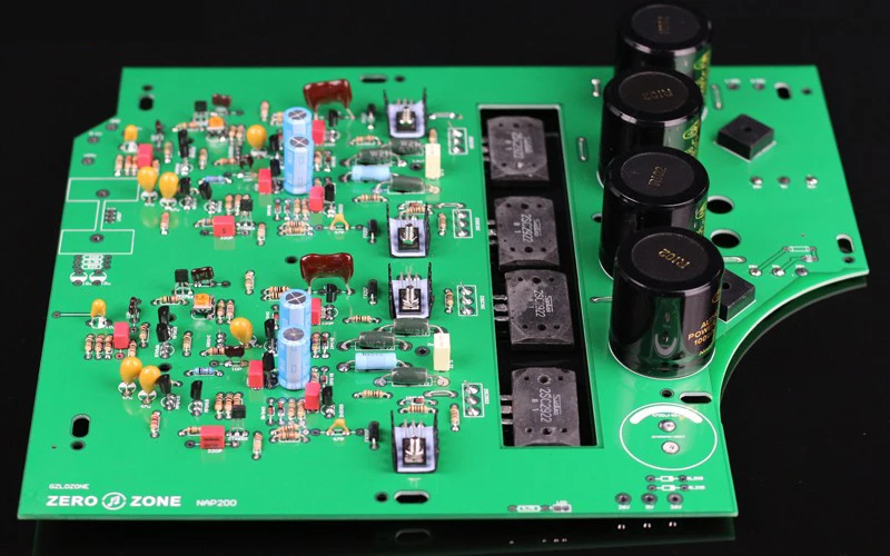 Высокое качество черная коробка клон Naim NAP200 75 Вт+ 75 Вт усилитель комплект Diy усилитель мощности комплект