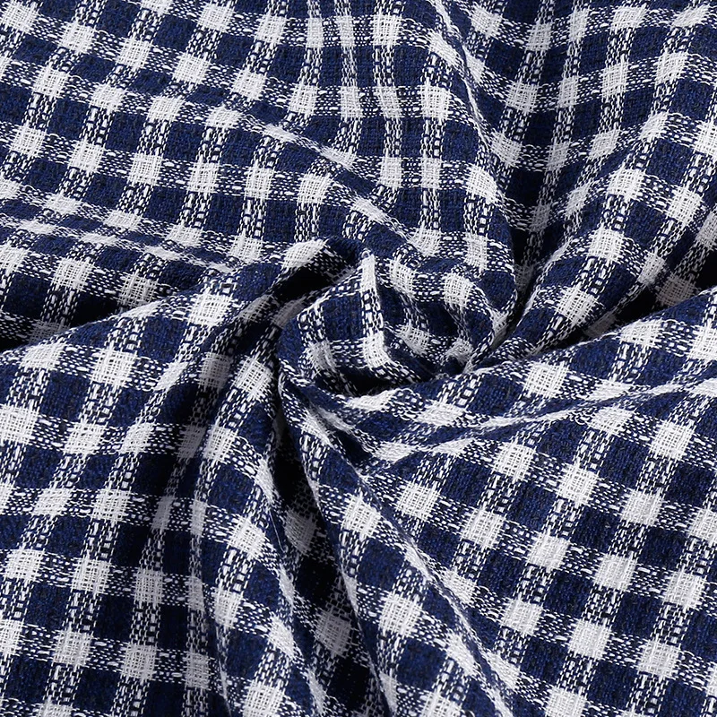 50x150cm Polyester-cotton Linen Fabric Jacquard Check Lattice DIY Material For Bag Home Deco WZ02 | Дом и сад