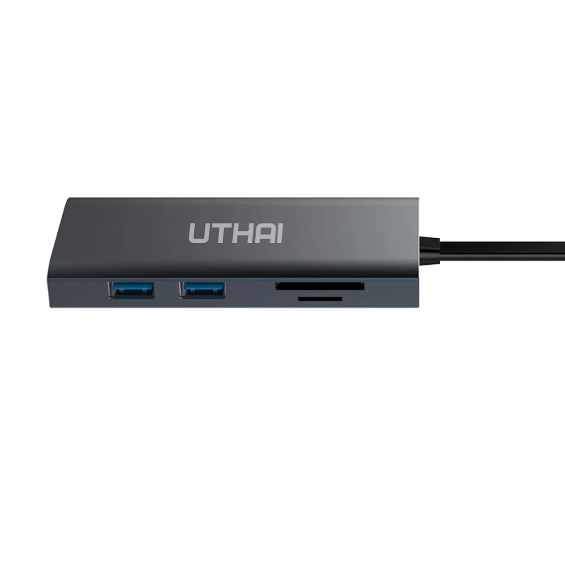 Утхай 5in 1 TCH01 USB 3 0 концентратор для MacBook Pro Air Многофункциональный Тип C видео в
