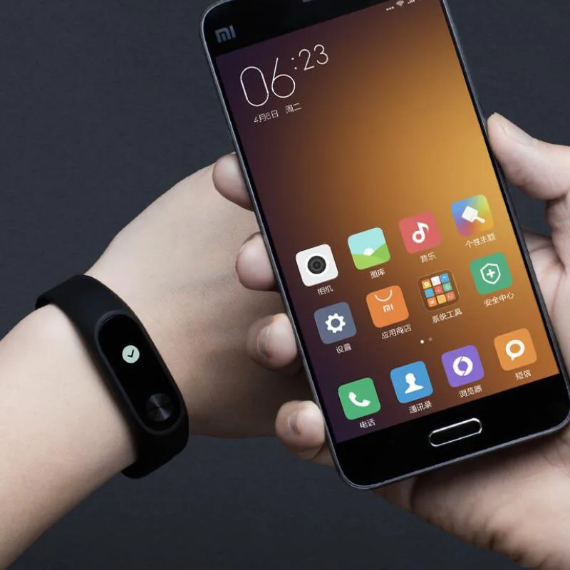 Xiaomi mi Группа 2 Браслет Смарт сердечного ритма мониторы фитнес трекер с тачпадом