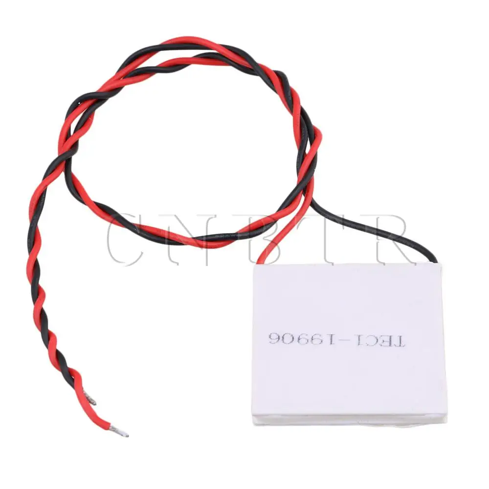 BQLZR 4 см x 4 см, цвет белый, TEC1-19906 6A DC24V 85N/cm2, теплоотвод, термоэлектрический модуль охлаждения Пельтье