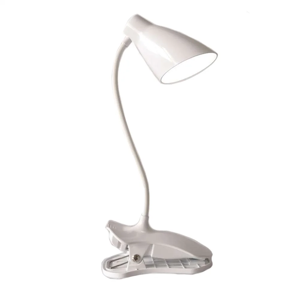 Clip On Night Eye Protection USB Charging 3 Levels Brightness Reading Bedroom Desk Adjustable Arm Book Light Led | Лампы и освещение