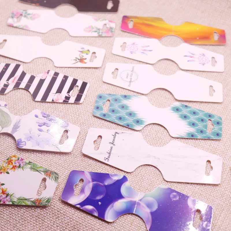 24 шт. красивый подарок ювелирные изделия дисплей карты картон 5 цветов цветной