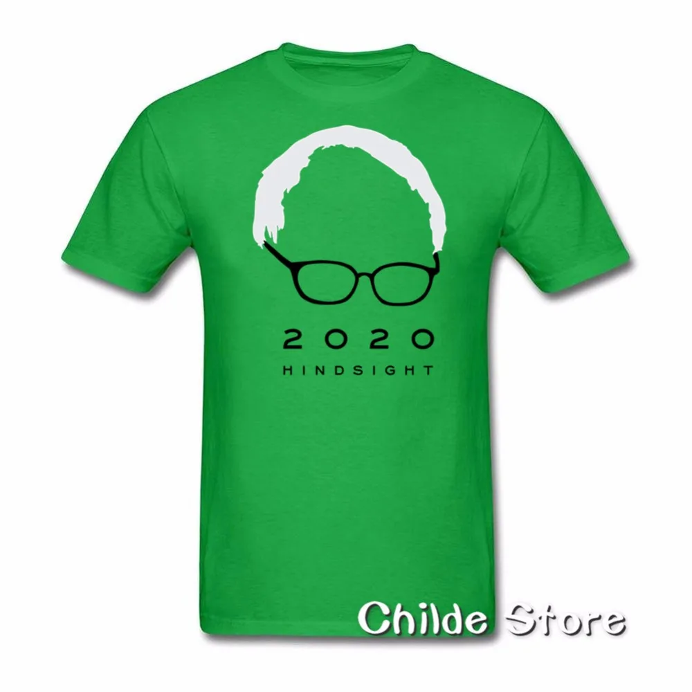HINDSIGHT IS 2020 рубашка Bernie Sanders активистские футболки 2018 летняя футболка Топ с принтом