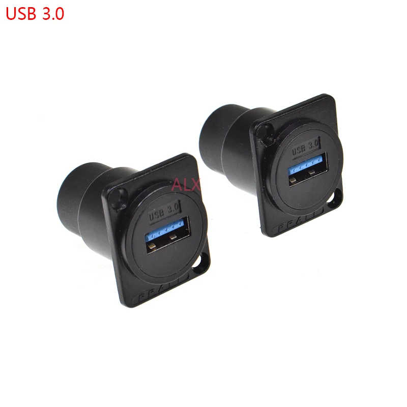 1 шт. D образный металлический гнездовой usb модуль для монтажа панелей адаптер 3 0