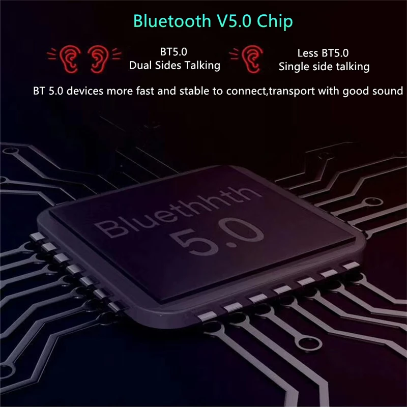 HAAYOT TWS 5 0 Bluetooth наушники настоящие беспроводные Спортивные Беспроводные