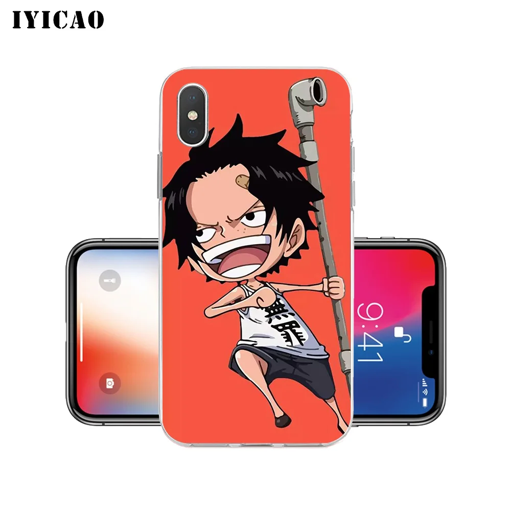 IYICAO милый Цельный Мягкий силиконовый чехол для телефона iPhone X XR XS MAX 6 6s 7 8 Plus 5 5S SE TPU