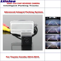 car backup rear reverse camera for toyota corolla 2014 2015 toyota ez 2011 2012 hd intelligent parking dynamic trajectory camera