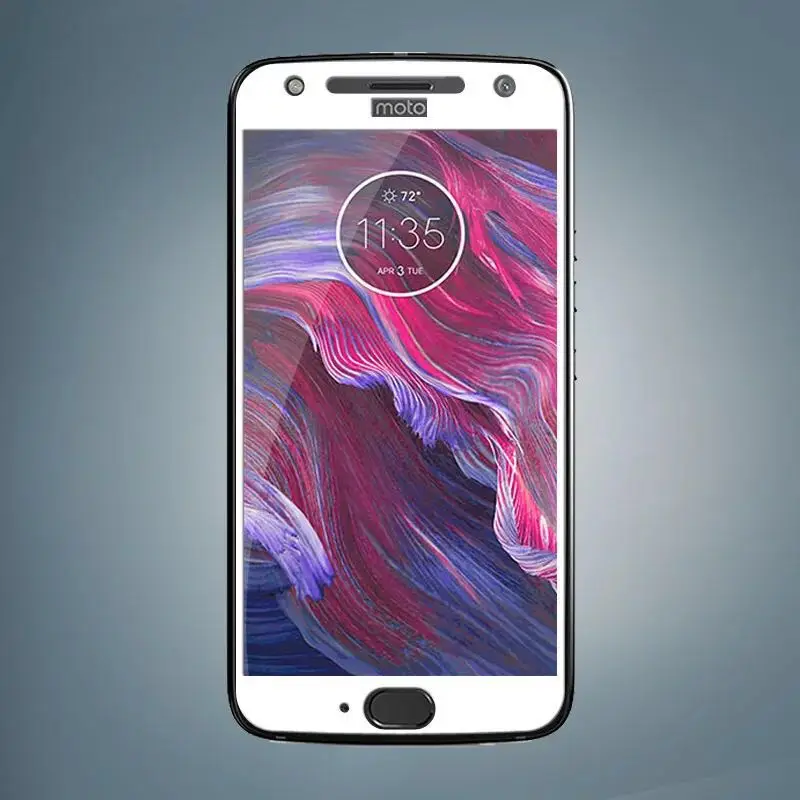 White 3D закаленное стекло для Motorola Moto x4 полное покрытие 9 H защитная пленка Взрывозащищенный протектор экрана для Motorola Moto x4 - Цвет: White