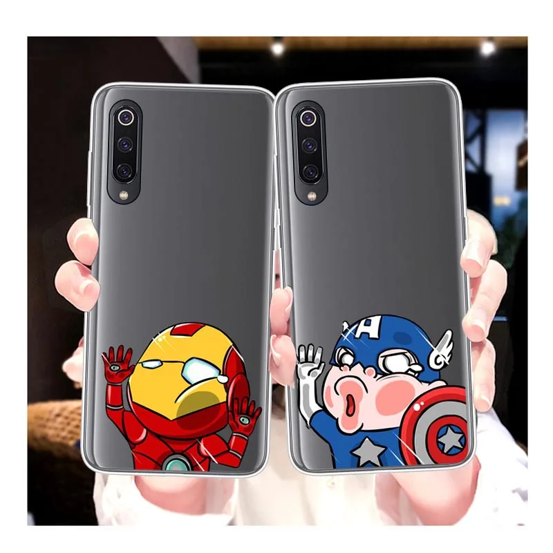 Чехол для телефона XiaoMi Mi 9 8 Pro SE Lite 6 5 5S Plus A1 A2 A3 черный чехол из ТПУ чехлы задней