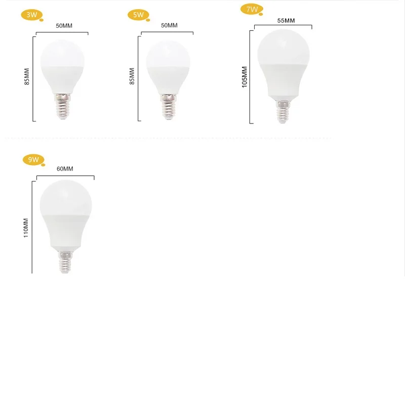 Светодиодные лампы E14 AC100V-240V Home внутренняя лампа с постоянным током и напряжением