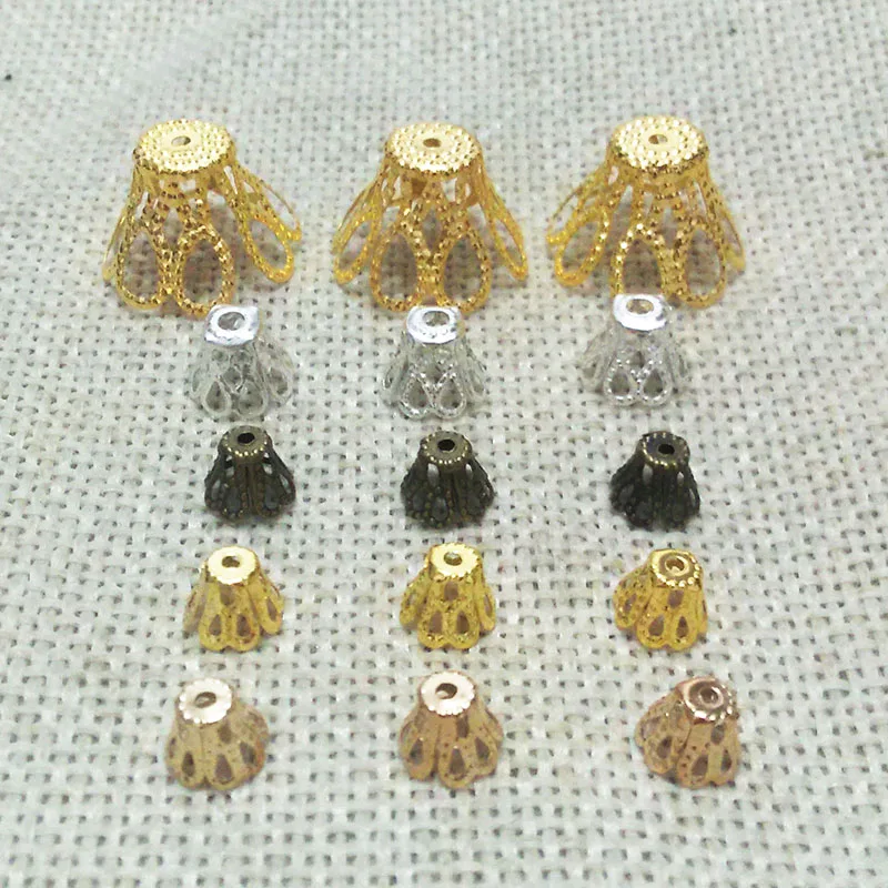 Колпачки для кисточек Обжимные бусины прокладка серег жемчужный соединитель