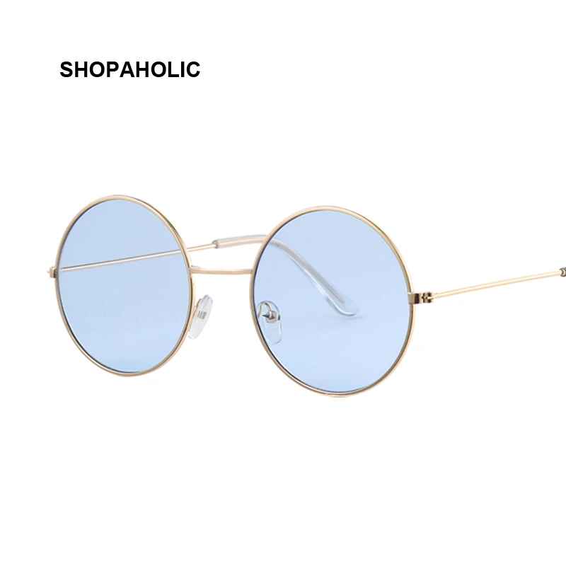 Солнцезащитные очки в металлической оправе UV400 женские винтажные зеркальные с