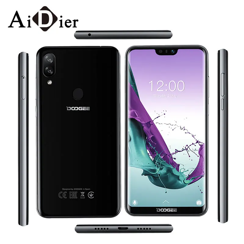 DOOGEE N10 смартфон Восьмиядерный 16.0MP Фронтальная камера 3 Гб оперативной памяти 32