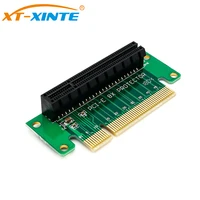 xt xinte pci express 8x riser card 90 degree left angle adapter card 1u height computer server pcie socket adapter