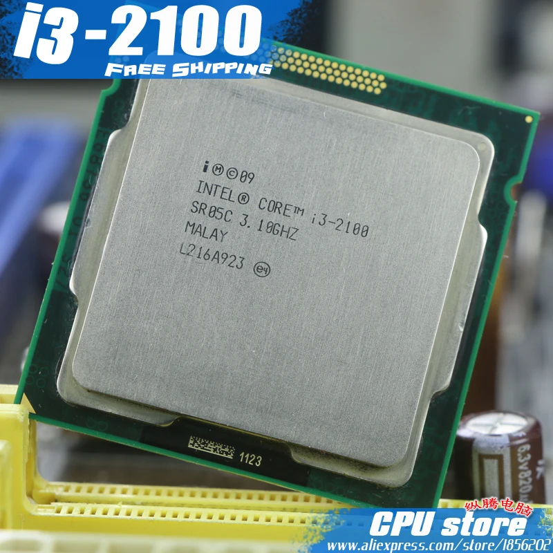 Процессор Intel Core I3 2100 3 Мб кэш памяти 1 ГГц L3 = м LGA 1155 TDP 65 Вт процессор для