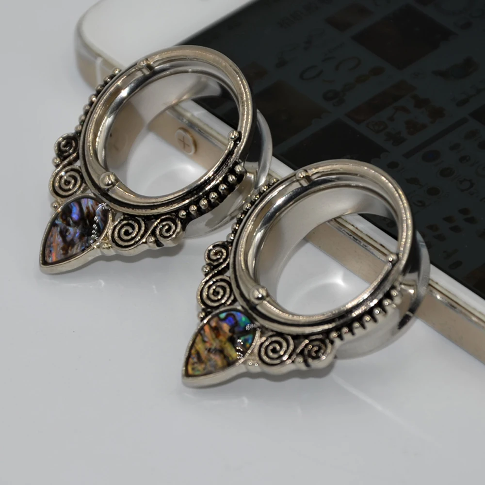 Пара популярных морских ракушек корпус из нержавеющей стали двойные