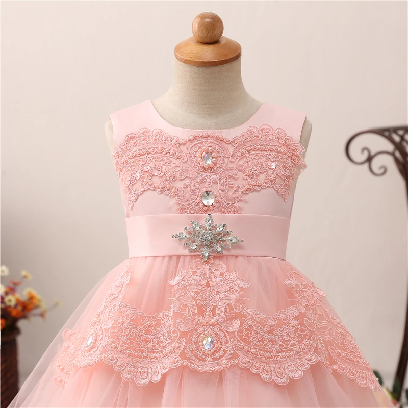 Женское бальное платье с бантом на спине Forevergracedress розовое цветочным принтом без