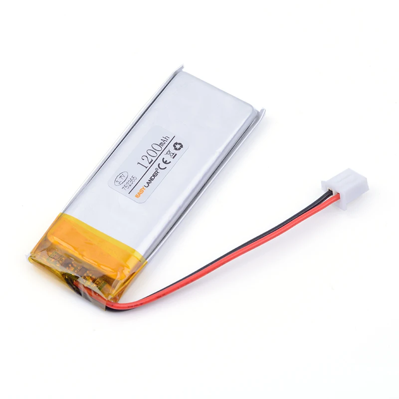 

XHR-2P 2.54 1200 mAh 3.7V lithium polymer battery 752365 phone charging Po power bank PAD PSP Vedio Game