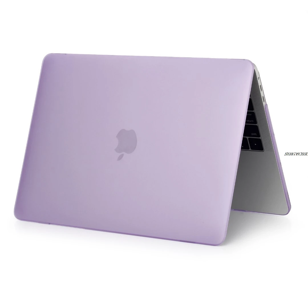 Матовый Жесткий Чехол для ноутбука Macbook Air retina 11 12 13 15 дюймов с сенсорной панелью чехол A1706 A1707 A1989 A1990 A1932