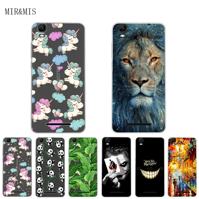 For Highscreen Easy L Pro 5.0 Inch Phone Case Soft Tpu Silicone Back Cover Protective Printed Fundas |