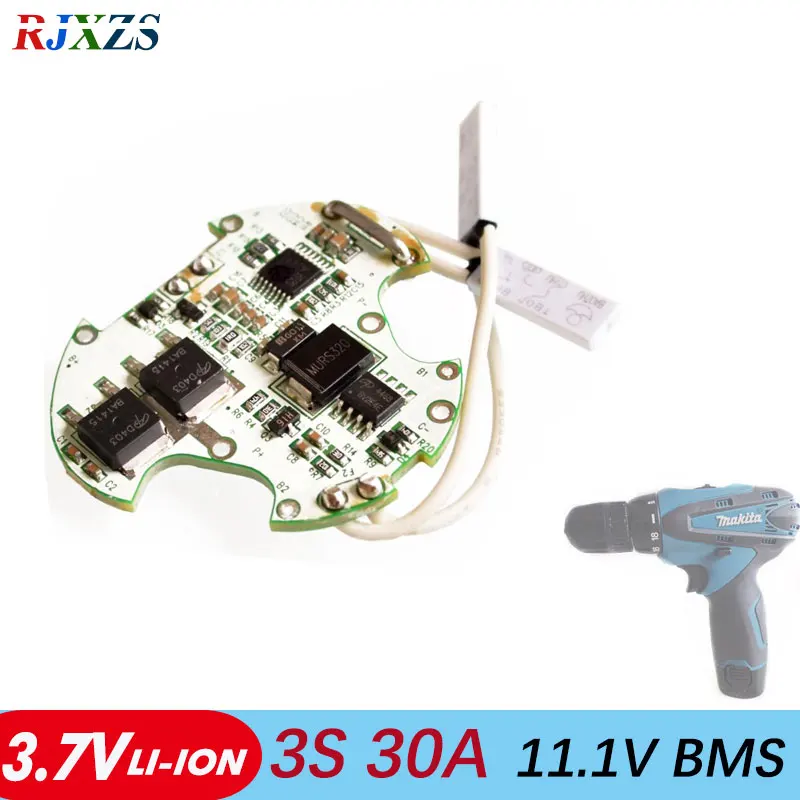 3S 30A BMS PCM литий ионная аккумуляторная батарея для электрических инструментов