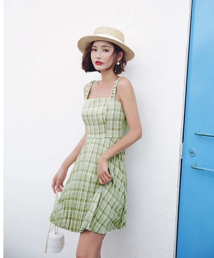 GRUIICEEN сексуальное короткое мини-платье vestidos плиссированное летнее новое платье